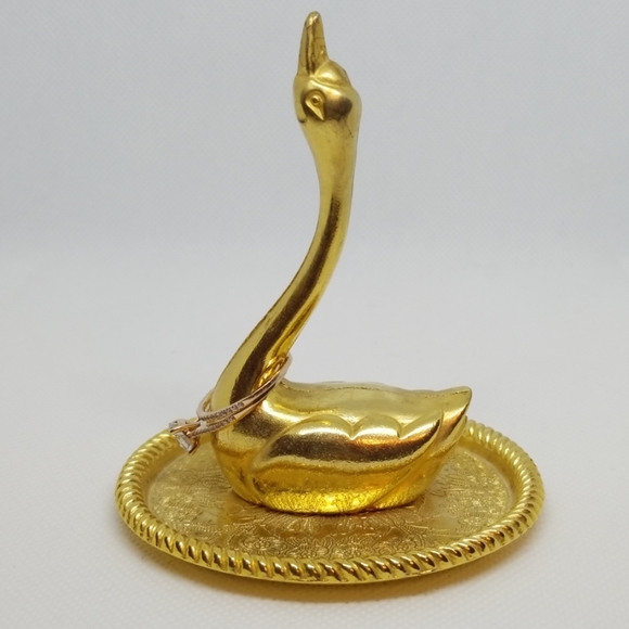 Vintage Other - Vintage Swan Ring Holder